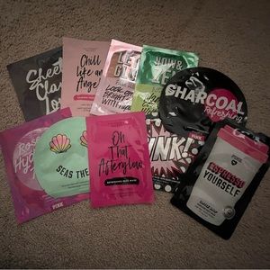 LOT OF 10 Pink VS Face masks